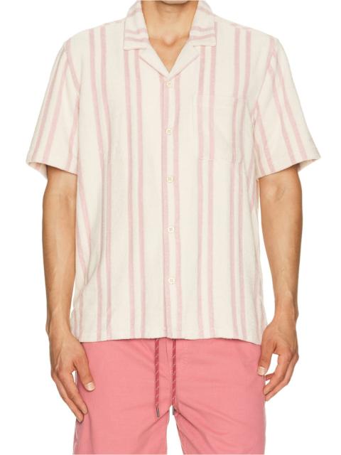 FAHERTY Short Sleeve Cabana Towel Terry Shirt