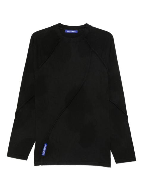 A-COLD-WALL* long sleeve panelled T-shirt