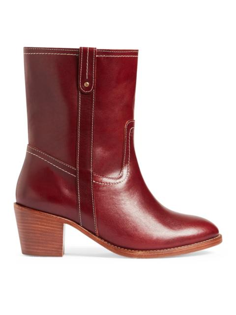 Vanessa Bruno Vegetable-tanned leather ankle boots