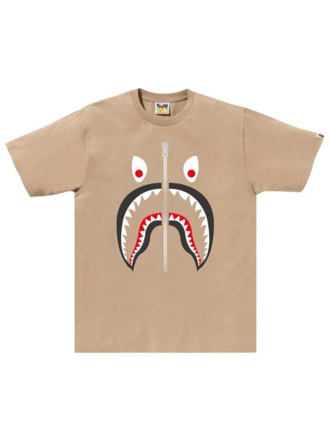 A BATHING APE® BAPE Mad Shark Tee 'Beige'
