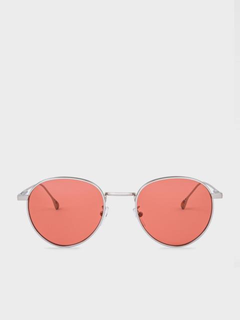 Paul Smith Silver 'Everitt' Sunglasses