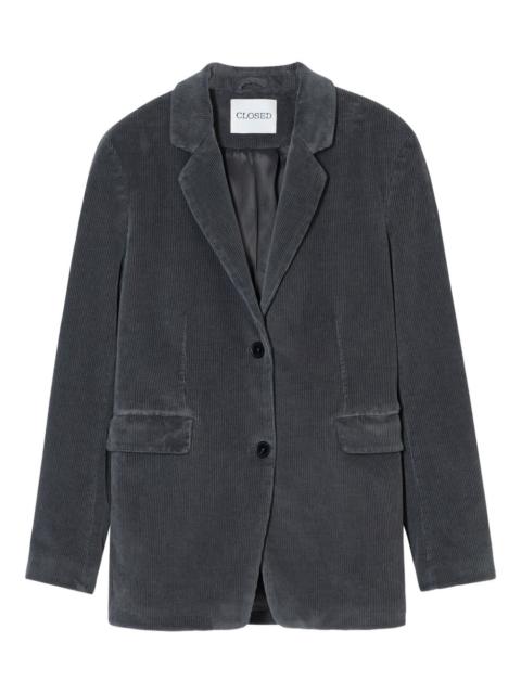 CLOSED corduroy three-button blazer