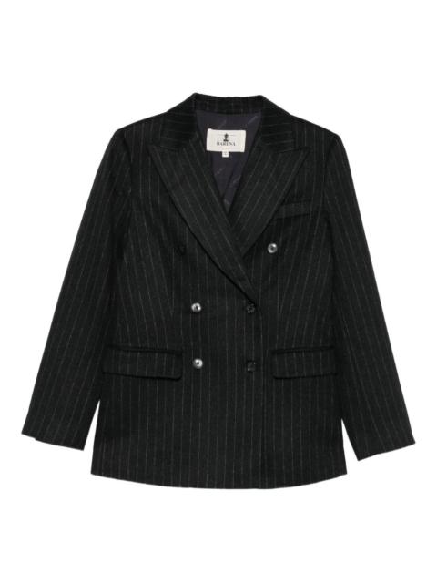 BARENA pinstripe double-breasted blazer
