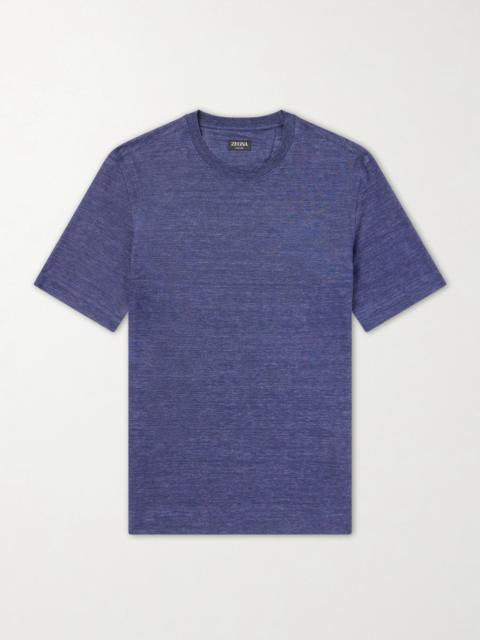 ZEGNA Oasi Knitted Linen T-Shirt