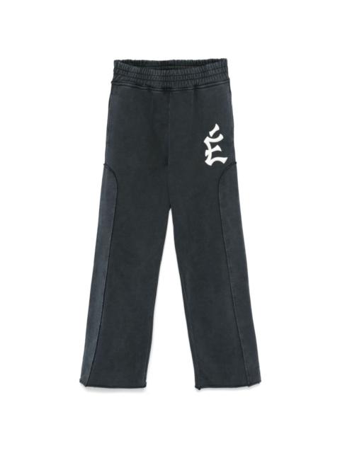 Étude logo-embroidered track trousers