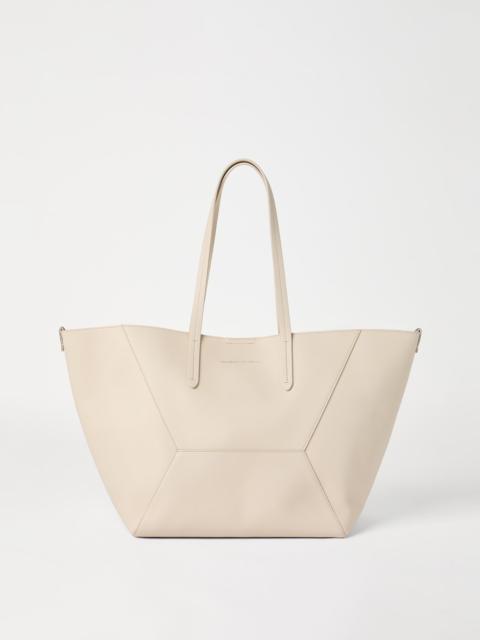 Brunello Cucinelli BC Duo bag in calfskin with monili