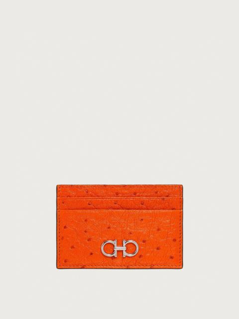 FERRAGAMO Gancini credit card holder