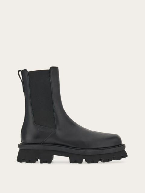 FERRAGAMO CHELSEA BOOT WITH CHUNKY TREAD