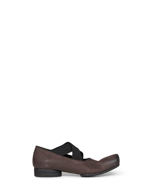 UMA WANG Brown leather ballet flats