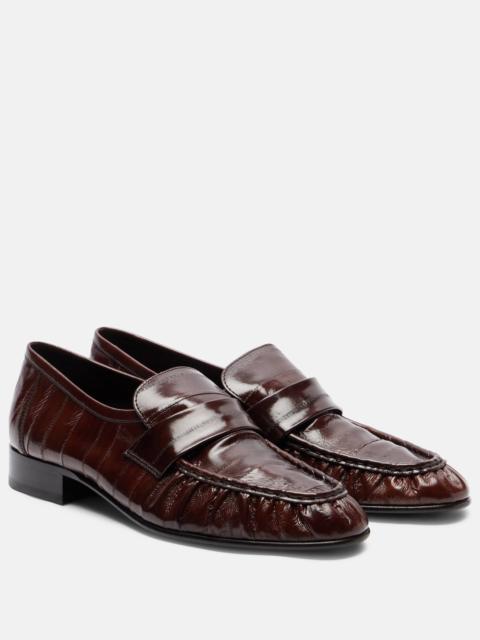 The Row Soft leather loafers