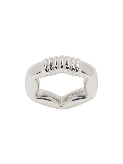 ADER error Silver Band Ring