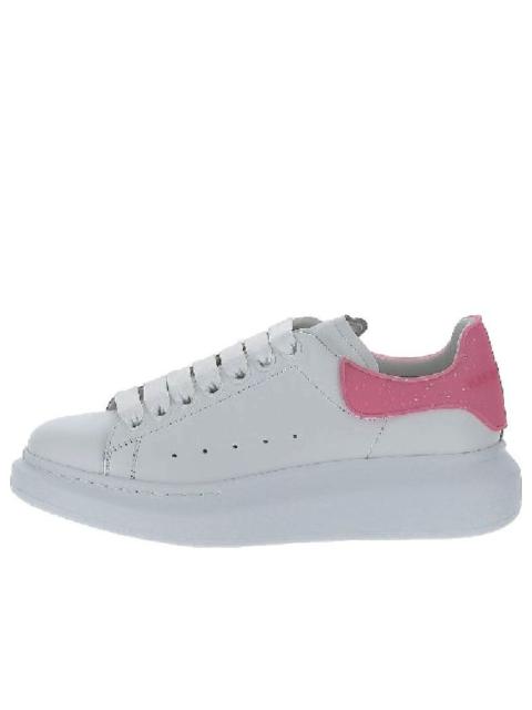 (WMNS) Alexander McQueen Oversized Sneakers 'White Bright Pink' 718157WIAF19753