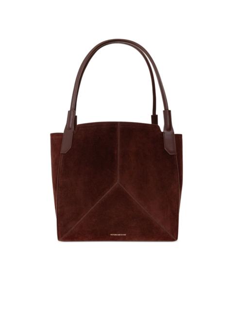 Victoria Beckham logo-detail leather tote bag