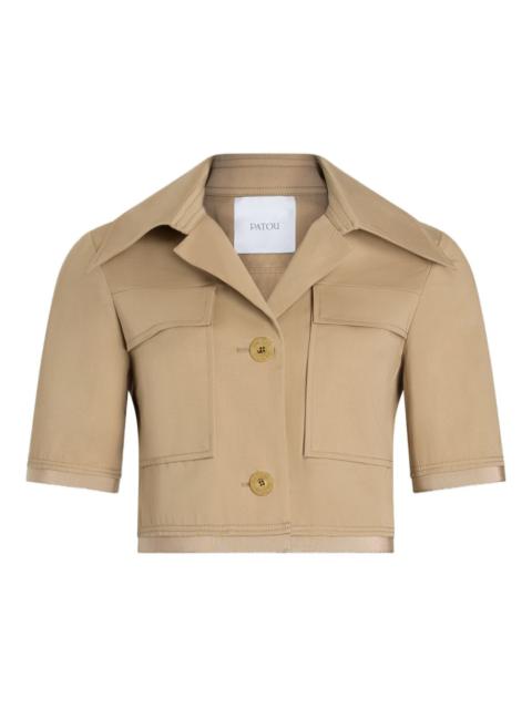PATOU short-sleeves cropped jacket