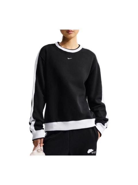 Nike (WMNS) Nike Studio Fleece Medium Weight Crew 'Total Black Sail' IV4944-001
