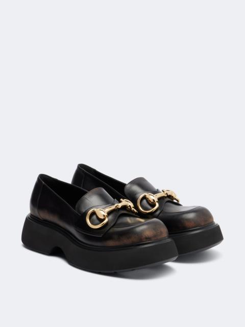 GUCCI Horsebit leather loafers