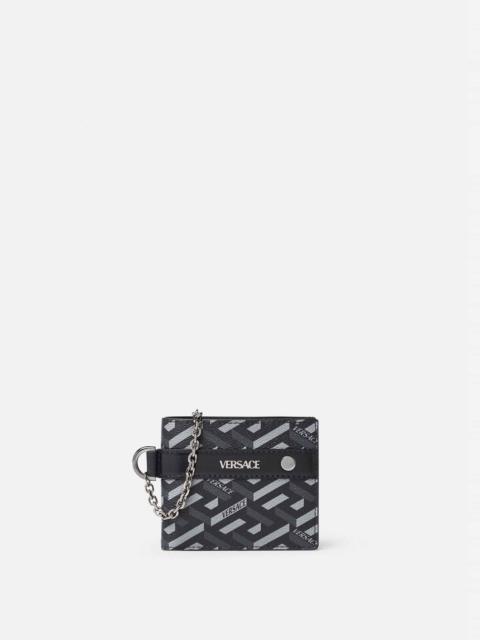 VERSACE La Greca Signature wallet