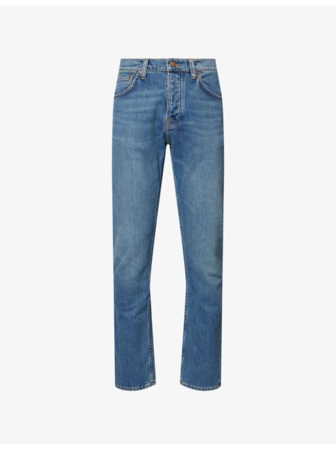 Nudie Jeans Solid Ollie Straight-Leg Denim Jeans