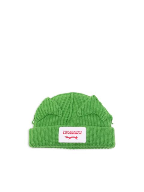 CHARLES JEFFREY LOVERBOY chunky ears beanie hat