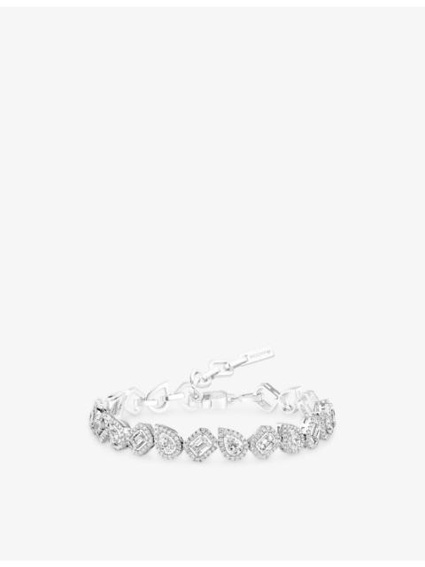 MESSIKA My Twin 18ct Rose-Gold And 3.59ct Diamond Tennis Bracelet