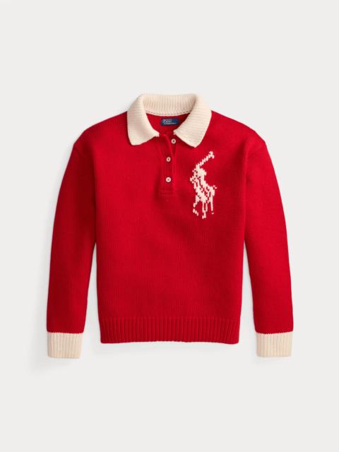 Polo Ralph Lauren Big Pony Wool Rugby Sweater