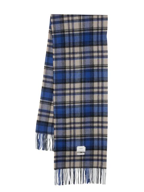 ADER error Ader Error Check-pattern Wool Scarf