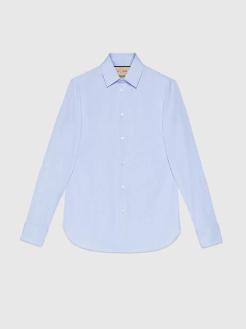 Cotton poplin Cotton shirt with hidden Gucci labelshirt