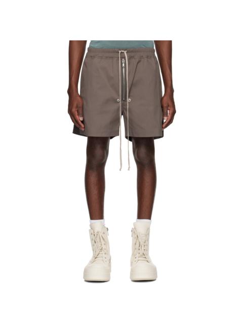 Rick Owens Gray Hollywood Bela Boxers Shorts