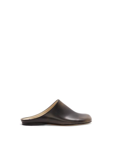 Loewe Flat mule in bi-colour brushed-off calfskin