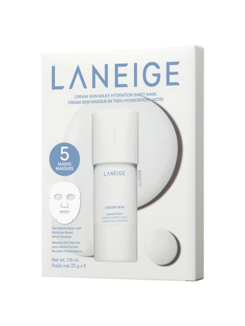 Laneige Cream Skin Milky Hydration Sheet Mask with Ceramides & Peptides