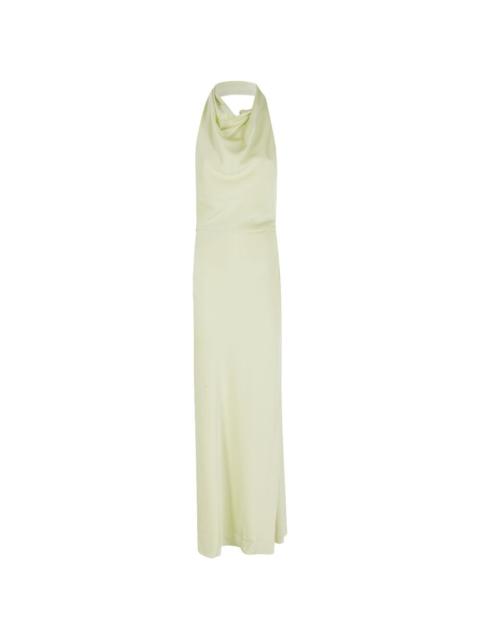 SIMKHAI halterneck cowl-neck maxi dress