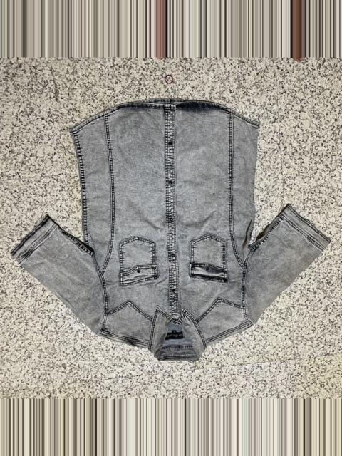 Other brands Y2K In The Attic Homme Acid Wash Western Denim Shirt