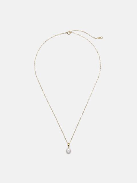MIKIMOTO 18kt gold necklace with pearls