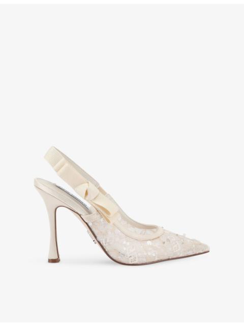 STEVE MADDEN Brylie Lace Slingbacks