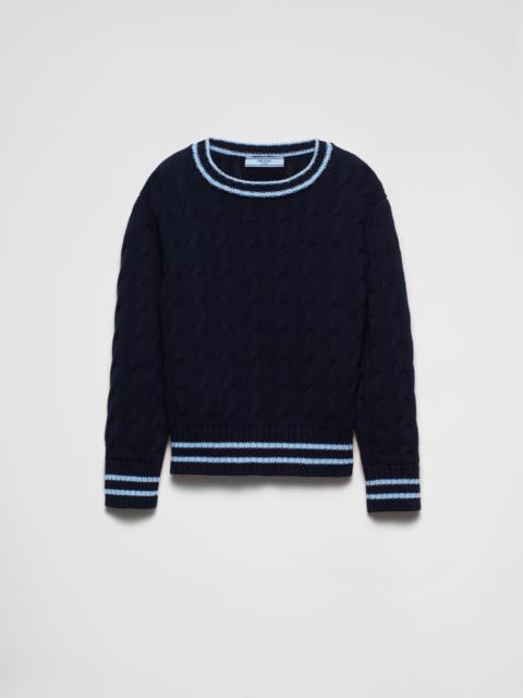 Cotton crew-neck sweater