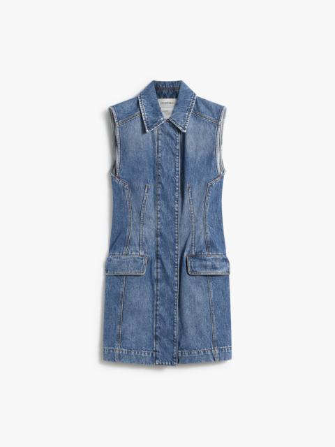 Sportmax CARABO Sleeveless denim dress