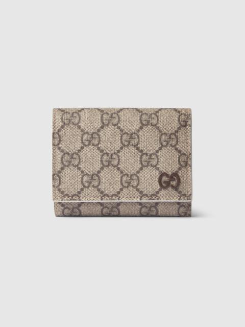 GUCCI GG tri-fold wallet with GG detail