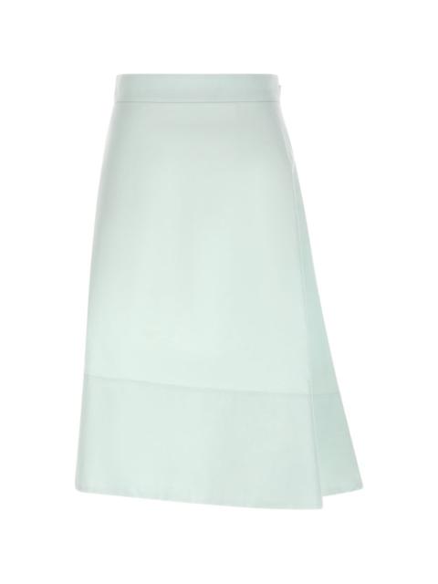 Jil Sander asymmetric flared midi skirt