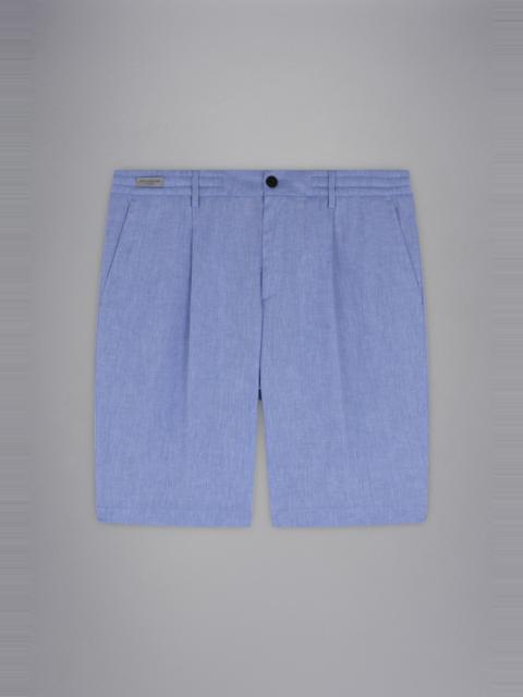 COTTON E LINEN BERMUDA SHORTS