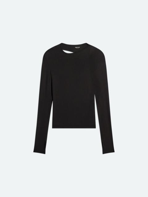 Helmut Lang ASYMMETRIC LONG-SLEEVE TOP