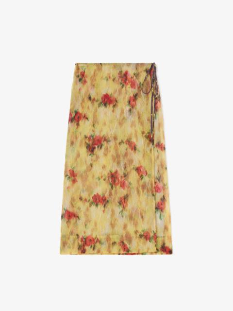 GANNI SKIRT IN COLOUR BLOCK PATCHWORK