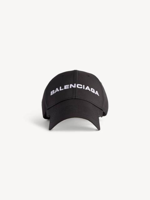 BALENCIAGA Logo Cap in Black/white