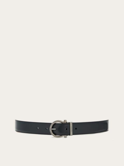 FERRAGAMO Reversible and adjustable Gancini belt
