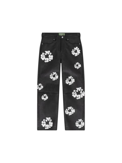 Levi's Levi's x Denim Tears Leather Wreath Pants 'Black'
