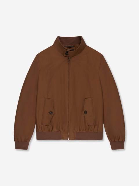 SLOWEAR Water-repellent cotton and nylon blouson jacket