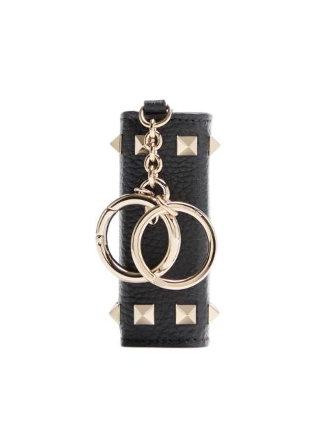 Valentino Rockstud charm in grainy calfskin
