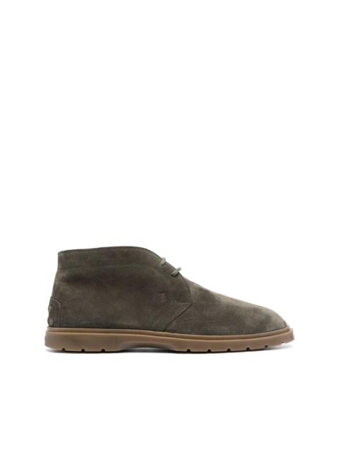 Tod's Desert suede lace-up boots
