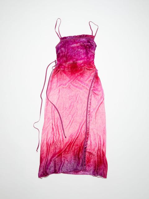 Strap dress - Fuchsia pink