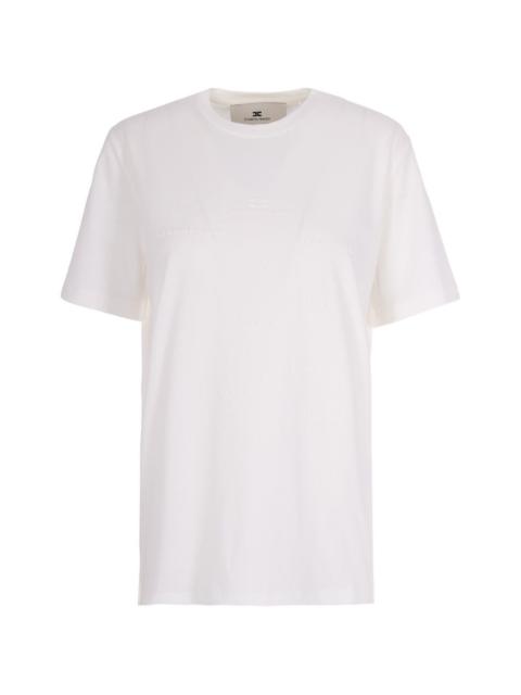 ELISABETTA FRANCHI logo-embossed T-shirt