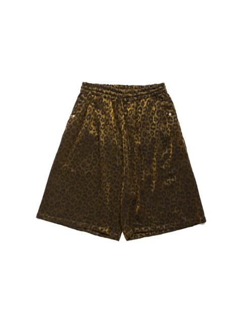 NEEDLES String Cowboy H.D. Short Rayon Leopard Jacquard - Gold
